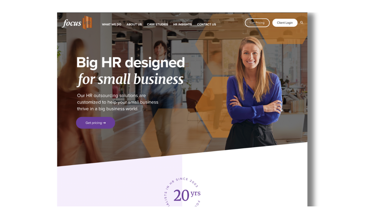 Focus HR website